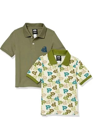 Amazon Disney | Marvel | Star Wars Jungen Kurzärmlige Piqué-Poloshirts, 2er-Pack, , 11-12 Jahre