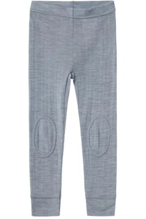 NAME IT Nmmwang Wool Needle Longjohn Solid Noos