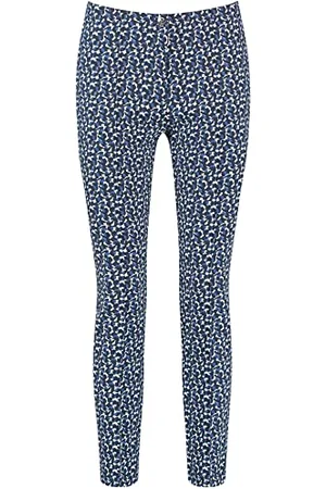 Gerry Weber Damen Gemusterte 7/8 Hose Slim Fit Gemustert 7/8 Länge 36