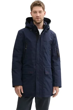 TOM TAILOR Herren Artic Parka mit abnahmbarer Kapuze, , L