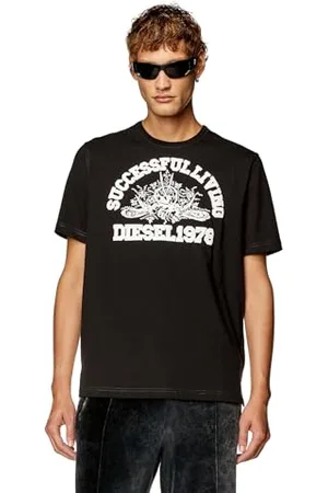 Diesel _T-JUSTIL-N1 MAGLIETT_Shirt_Schwarz_XL