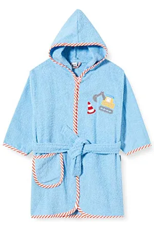 Playshoes Unisex Kinder Frottee-bademantel Morgenmantel, , 134-140 EU
