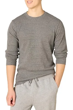 Amazon Herren Langärmeliges Waffel-Shirt, Schmale Passform, , M