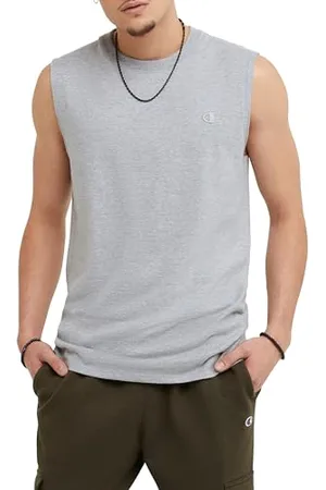 Champion Herren T-Shirt, Sleeveless, Tank, Classic Muscle Tee Top for Men (Reg. Or Big & Tall) Hemd, , XL