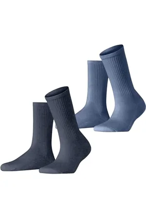 ESPRIT Damen Socken Basic Tennis Multipack W So Baumwolle einfarbig 2 Paar, , 39-42