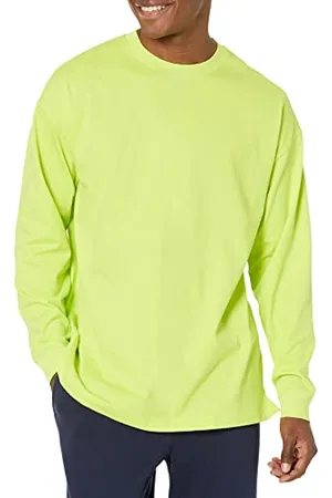 Amazon Herren Langärmliges T-Shirt In Übergroßer Passform Aus Bio-Baumwolle, , S