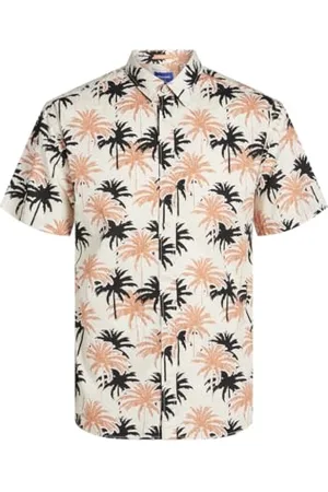 JACK&JONES JUNIOR JACK & JONES JUNIOR Jungen JORJOSHUA Aruba AOP Shirt SS JNR Kurzarmhemd 12255680, ,128