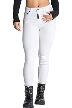 Gianni Kavanagh Damen White GK Skinny Jeans, XL
