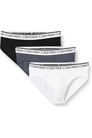 Calvin Klein Herren 3er Pack Unterhosen Hip Briefs Unterwäsche, , XL