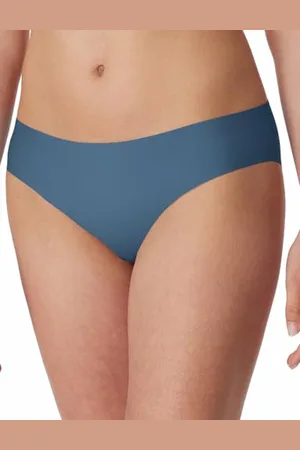 Schiesser Damen Invisible Panty - Cotton, atlantikblau_161925, 38