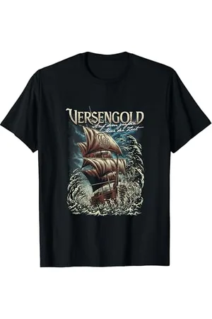 Versengold T-Shirt Klassisch Unisex Erwachsene Kurzarm S EU Small