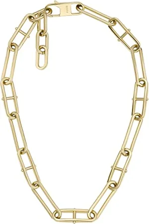 Fossil Halskette Für Frauen Heritage, Länge: 23mm, Breite: 1.7mm, Höhe: 23mm -Edelstahl Halskette, JF04102710