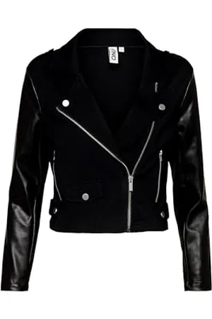 ONLY Damen Onlpoptrash Mix Biker Jacket Pnt, , L
