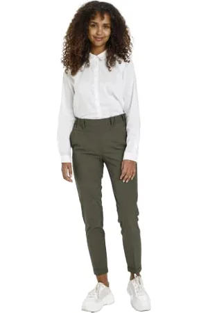 Kaffe Pants Suiting Nanci Damen Hose Jillian Jersey Business Elastic Waist Regular Fit Freizeithosen 44