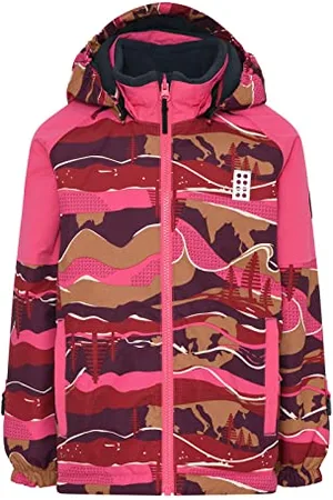 LEGO Wear Wear Unisex Wear Mädchen Winterjacke Skijacke 12.000 Wassersäule Atmungsaktiv Lwjested 712 Regenjacke, , 122 EU