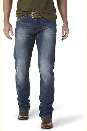 Wrangler Herren Retro Slim Straight Been Jeans, , 38W / 30L EU