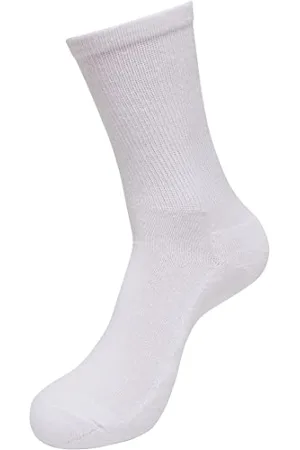 Build Your Brand Unisex BY201-Crew Socken, White, 43-46