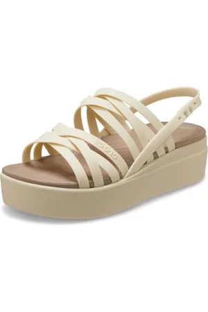 Crocs Damen Brooklyn Strappy Low Wedge Sandalen, , 37/38 EU