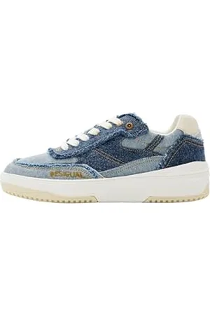 Desigual Damen Shoes_Metro Sneaker, Blue, 38 EU