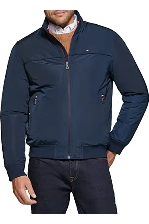 Tommy Hilfiger Herren Performance Faux Memory Bomber Jacket Bomberjacke, , XL