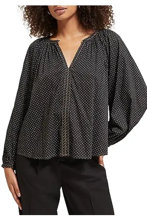 Scotch&Soda Damen Balloon Sleeve Embroidered Top, , 40