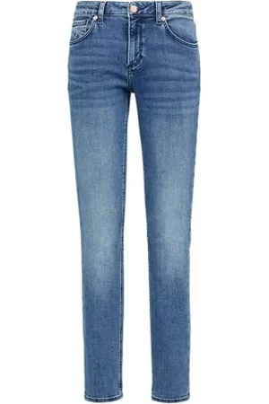 QS by s.Oliver Damen 2157544 Jeans Hose, Catie Slimf Fit, , 38 W/30 L