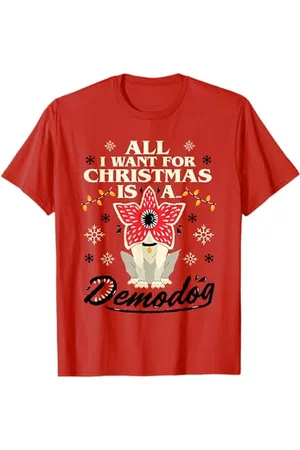 Stranger Things T-Shirt Demodog Christmas Klein Unisex