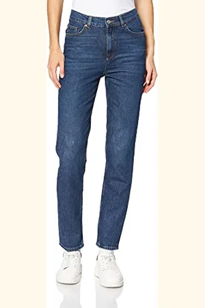 SELECTED Damen Slfamy Hw Slim Row Blue Jeans U Noos, , 30W / 32L