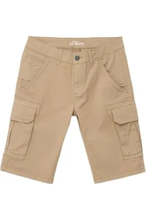 QS by s.Oliver Junior Unisex Kinder 2145758 Cargo Bermuda, Slim Fit, , 152