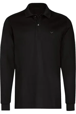 Trigema Langarm Poloshirt mit Armbündchen