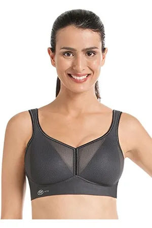 Anita Active Damen air Control DeltaPad Sport-BH, Grau ( 408), 75G