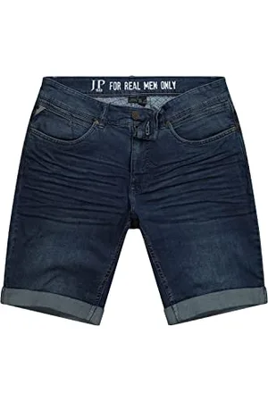 JP 1880 Herren große Größen Übergrößen Menswear L-8XL Lightweight-Jeansbermuda, Regular Fit, 5-Pocket, bis Gr. 72 68 814664903-68