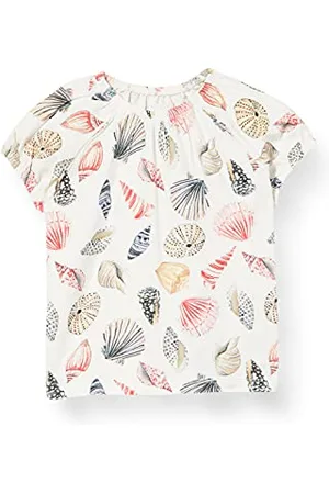 Noppies Baby-Mädchen G SS Madera AOP T-Shirt, Snow White-P098, 56
