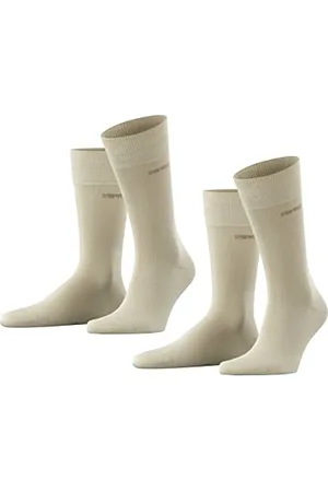 ESPRIT Herren Socken Basic Uni Multipack M So Baumwolle einfarbig 2 Paar, , 47-50