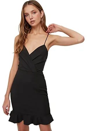 Trendyol Damen Mint Hanging Cocktail Dress, , 34 EU