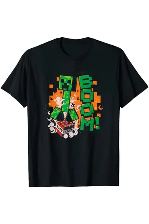 Minecraft Creeper TNT BOOM! Explosion T-Shirt