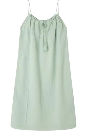 Women secret Damen Camisón 100% Algodón Verde Nightdress, , L