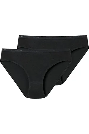 Schiesser Mädchen 2 Pack Slips - 95/5 Organic Bio Baumwolle Größe 140 Bis 176 Unterwäsche, , 140 EU