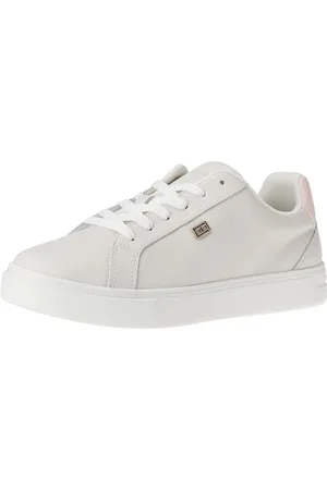 Tommy Hilfiger Damen Court-Sneaker Schuhe, Beige (Misty Coast), 37 EU