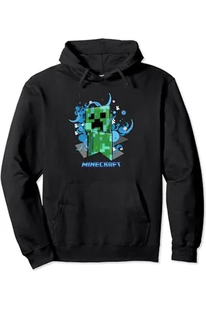 Minecraft Creeper Charged Poster Pullover Hoodie