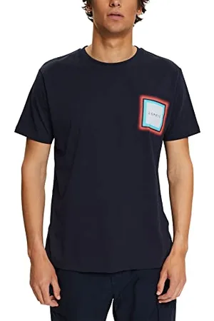 ESPRIT Herren 052ee2k308 T Shirt, Navy, M EU