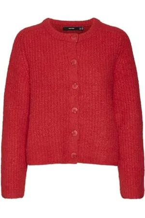 VERO MODA VMAWSOME LS O-Neck Cardigan Boo
