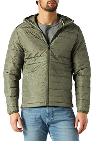 JACK & JONES Herren Jjeace Spring Puffer Hood Steppjacke mit Kapuze, , XL