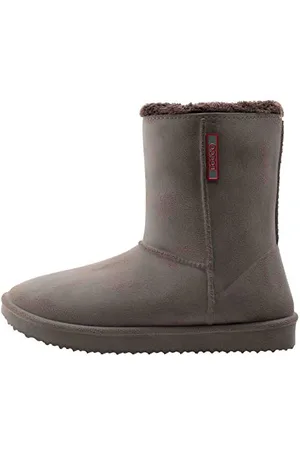 doggo Maya - Ultraleichte Gummistiefel im Wildleder-Look (Braun)