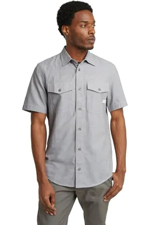 G-Star RAW Herren Marine Slim Hemd, , M