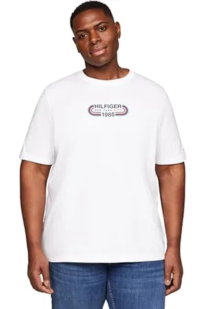 Tommy Hilfiger Herren T-Shirt Kurzarm Plus Regular Fit, , XXL