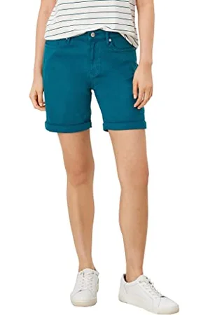 QS by s.Oliver Damen Trousers 7/8 Hose 7 8, Aquamarin, 40 EU