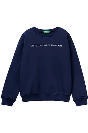 Benetton Mädchen und Mädchen Maschenweite G/C M/L 3J68c10d0 Sweatshirt, Dunkelblau 252, S