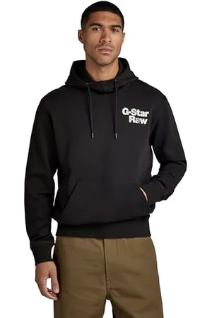 G-Star RAW Herren Back Print Hoodie, , S