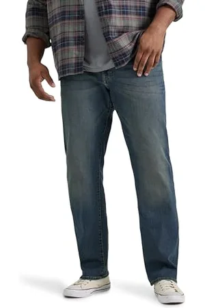 Lee Herren Big & Tall Extreme Motion Relaxed Straight Jeans, , 52W / 30L